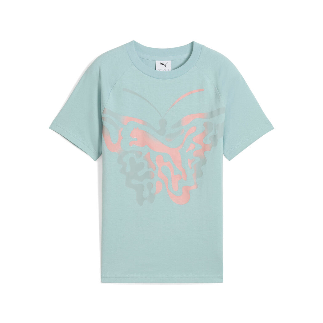PUMA BUTTERFLY VIBE  LOGO T-SHIRT JR | 629884 67