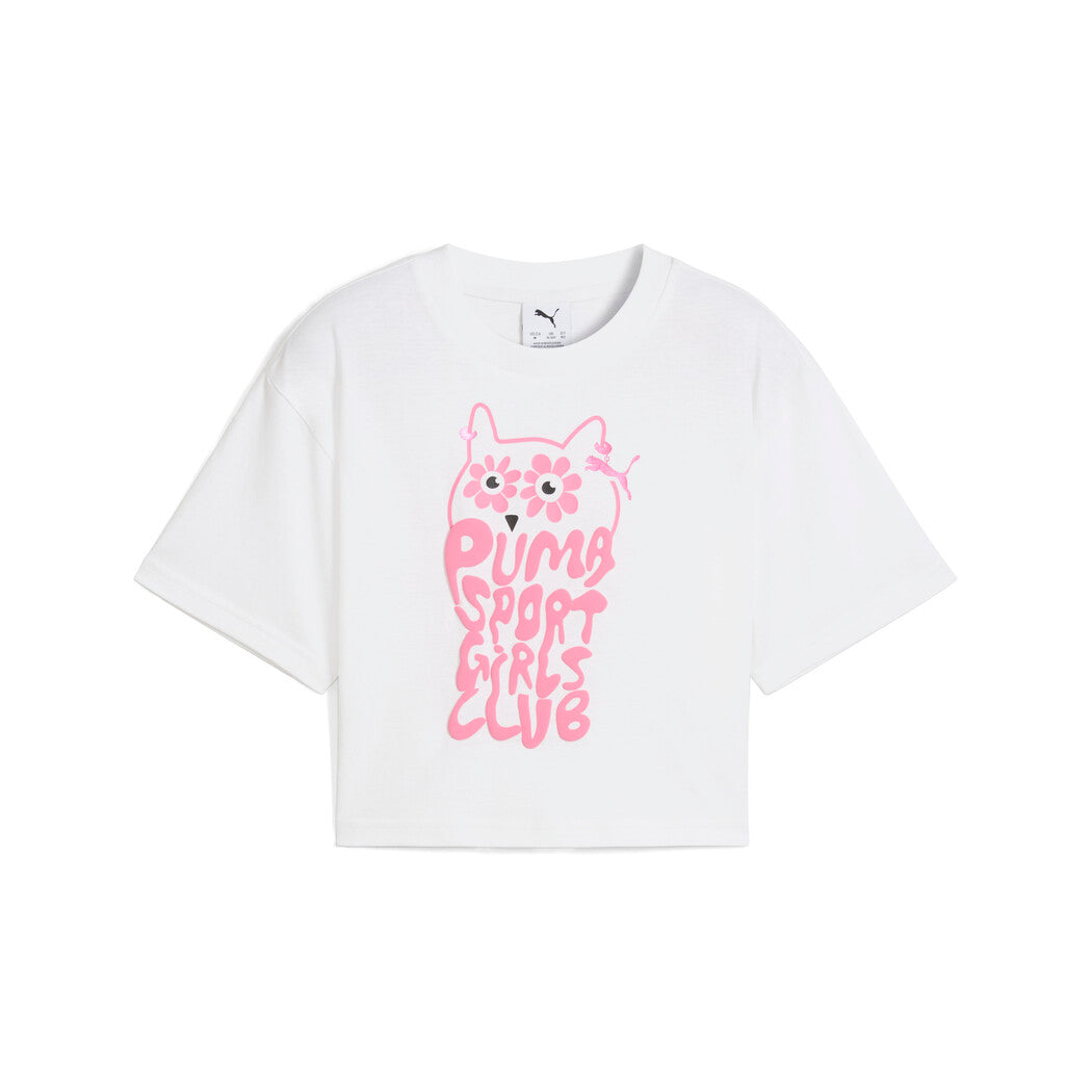 PUMA HOUSE OF GRAPHICS SHORT-LENGTH T-SHIRT JR | 629891 02