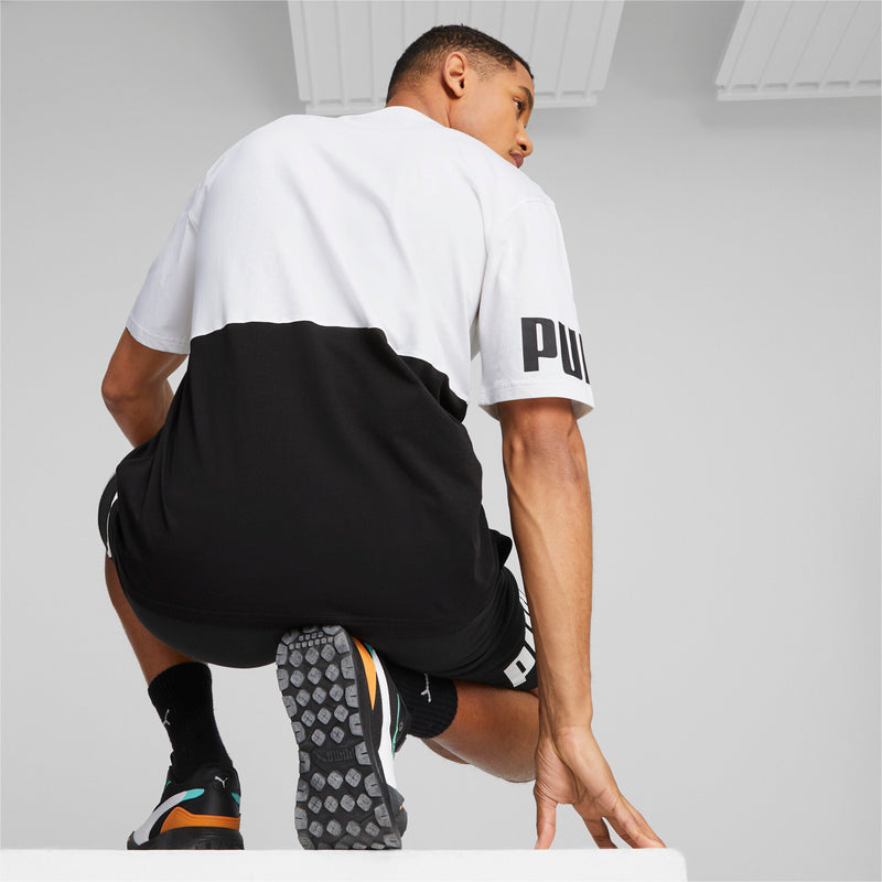 PUMA POWER COLORBLOCK TEE