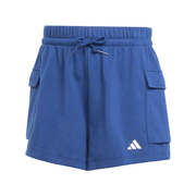 ADIDAS ESSENTIALS LOGO SMALL FRENCH FLEECE CARGO SHORTS CASUAL | JC5702