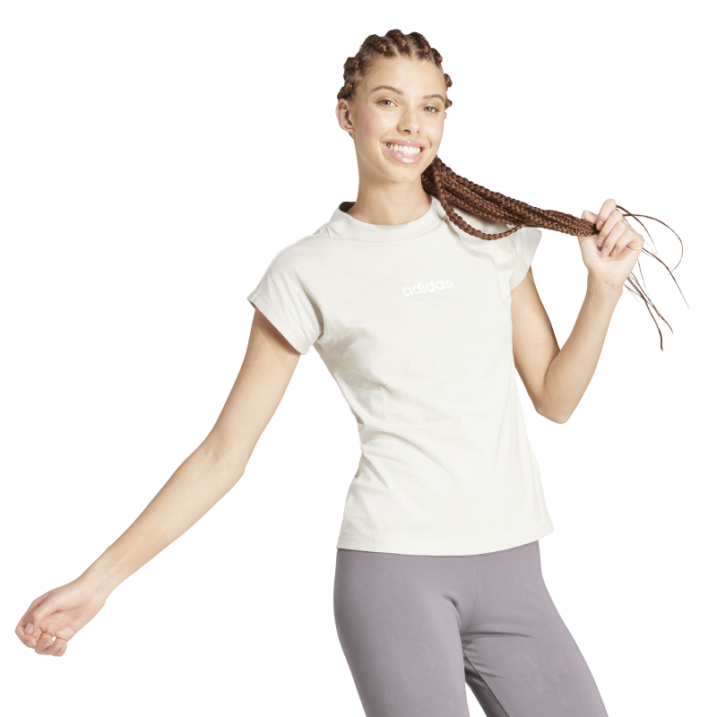 ADIDAS ESSENTIALS LINEAR COTTON T-SHIRT CASUAL | JC5819