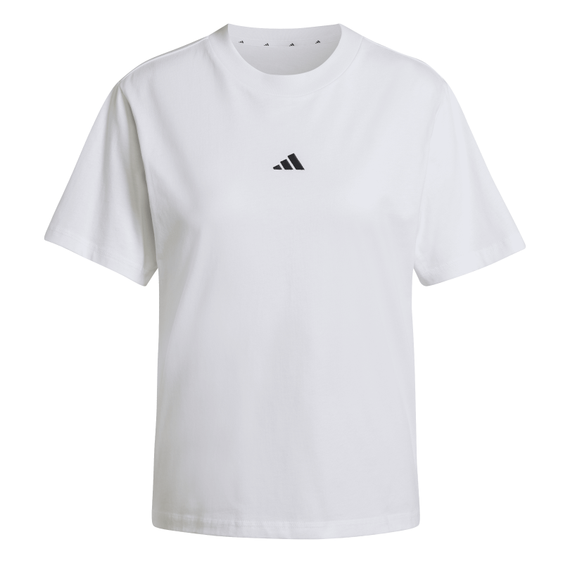 ADIDAS ESSENTIALS SMALL LOGO COTTON T-SHIRT SPORTSTYLE | JC5944
