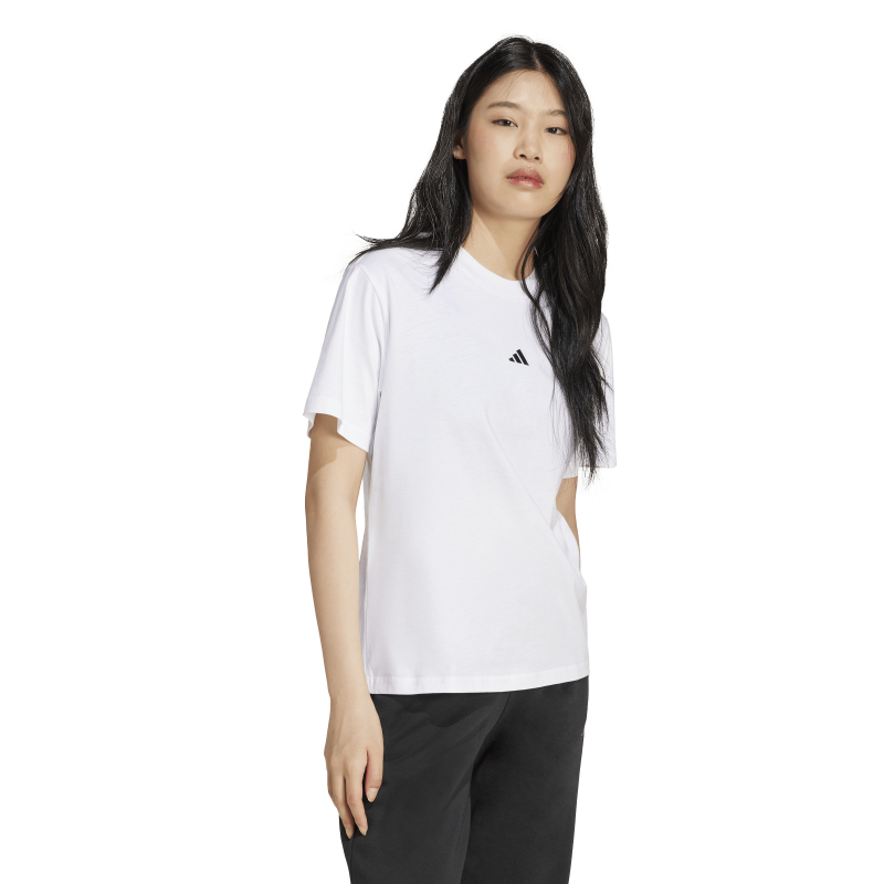 ADIDAS ESSENTIALS SMALL LOGO COTTON T-SHIRT SPORTSTYLE | JC5944