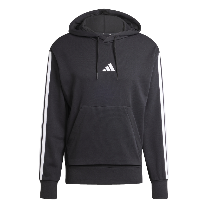 ADIDAS ESSENTIALS 3-STRIPES FRENCH FLEECE HOODIE SPORTSTYLE | JD1874