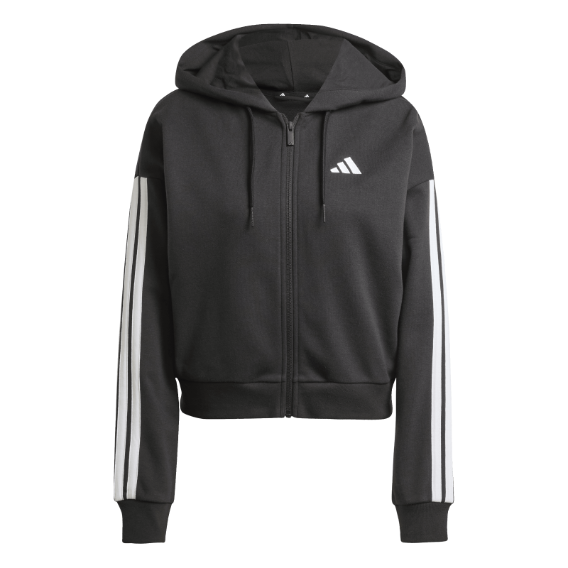 ADIDAS ESSENTIALS 3-STRIPES FRENCH TERRY FULL-ZIP HOODIE CASUAL | JE0052