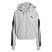 ADIDAS ESSENTIALS 3-STRIPES FRENCH TERRY FULL-ZIP HOODIE CASUAL | JE0055