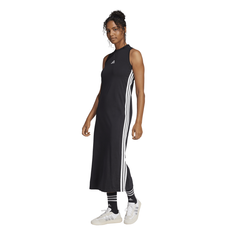 ADIDAS ESSENTIALS 3-STRIPES LONG RACERBACK DRESS CASUAL | JE1208