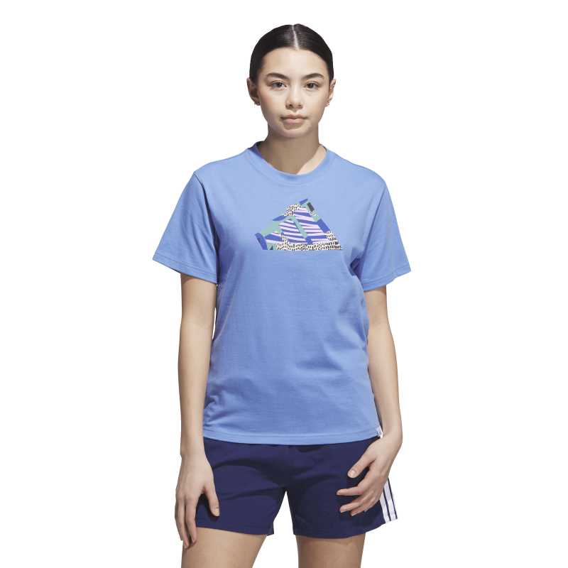 ADIDAS DIY COLAGEM PRINTED T-SHIRT CASUAL | JN2517