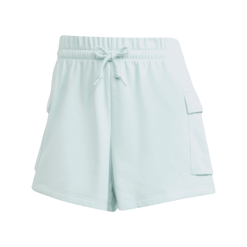ADIDAS ESSENTIALS LOGO SMALL FRENCH FLEECE CARGO SHORTS CASUAL | JV7262