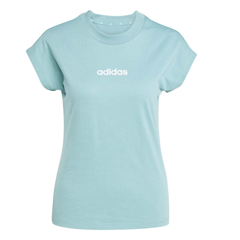 ADIDAS ESSENTIALS LINEAR COTTON T-SHIRT CASUAL | JY4890
