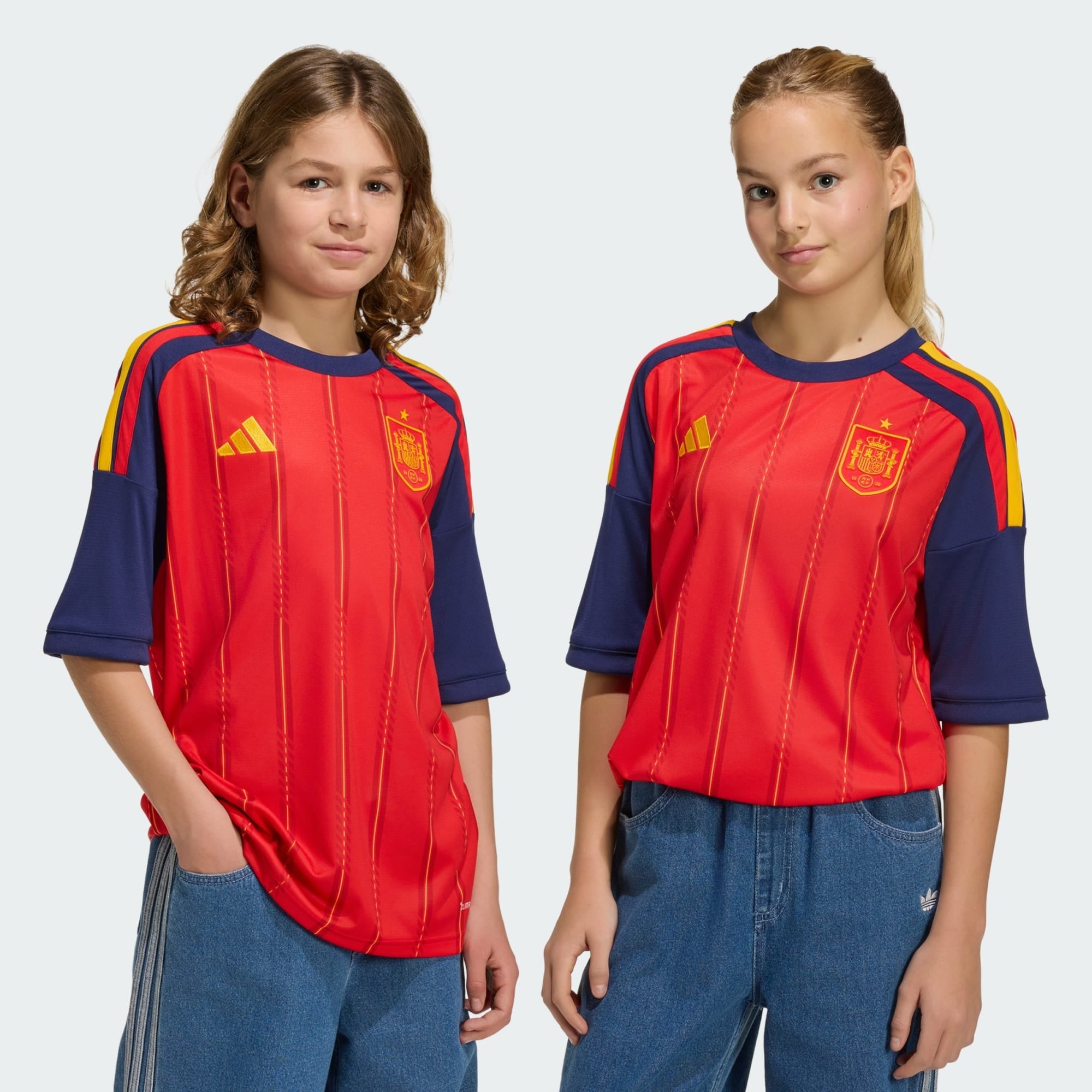 ADIDAS SPAIN 26 HOME JERSEY JR FOOTBALL | JZ5757