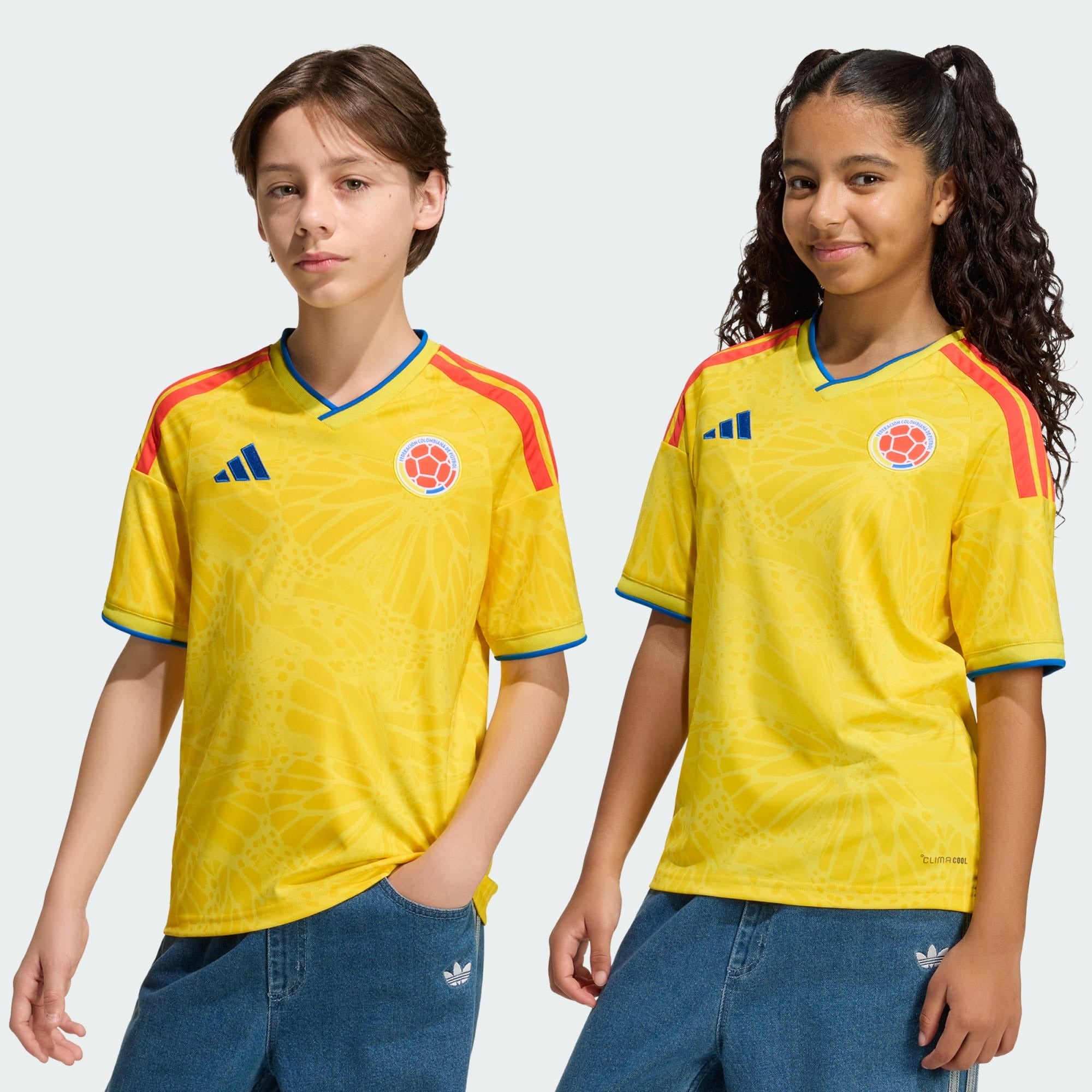 ADIDAS COLOMBIA 2026 HOME JERSEY JR FOOTBALL | JZ8797