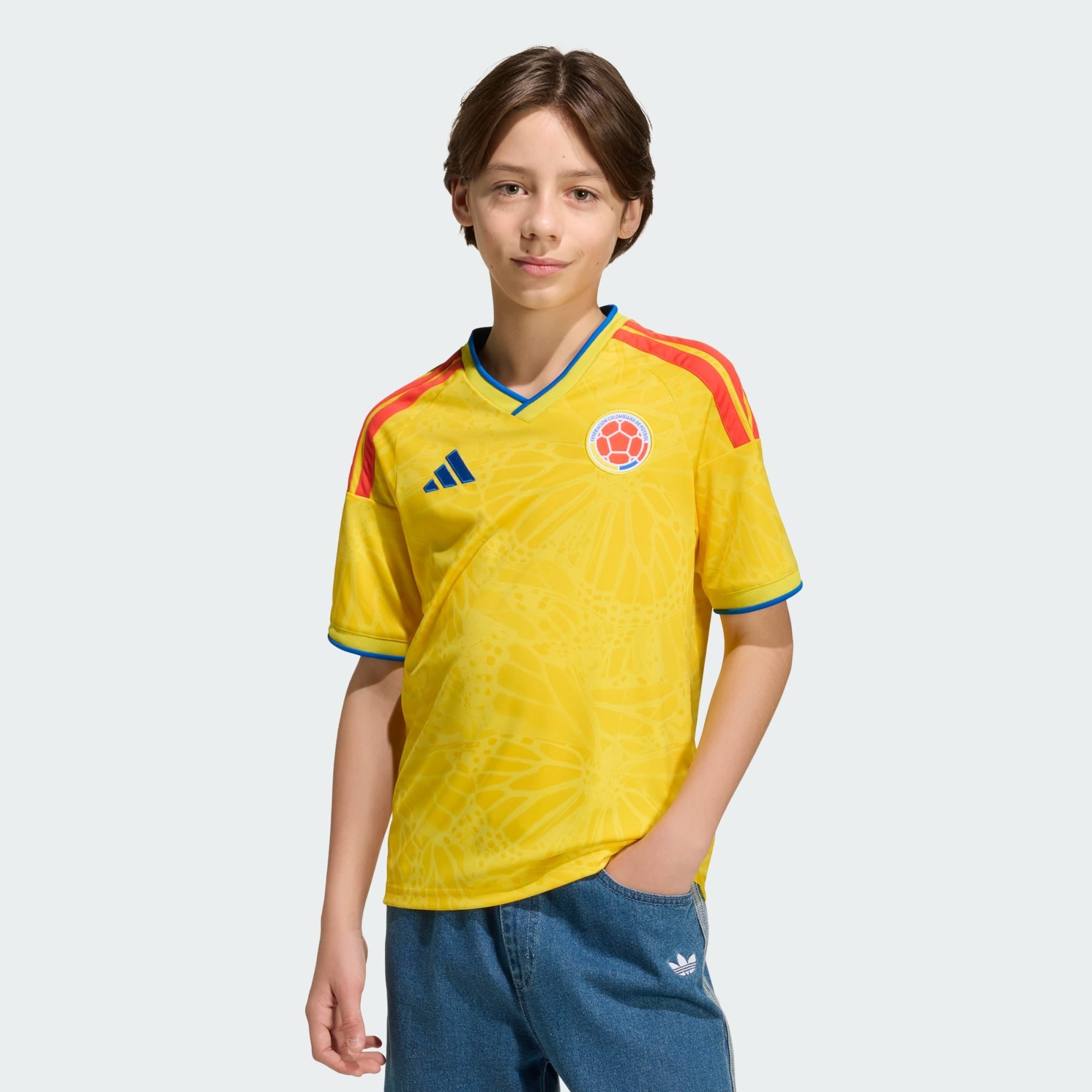 ADIDAS COLOMBIA 2026 HOME JERSEY JR FOOTBALL | JZ8797