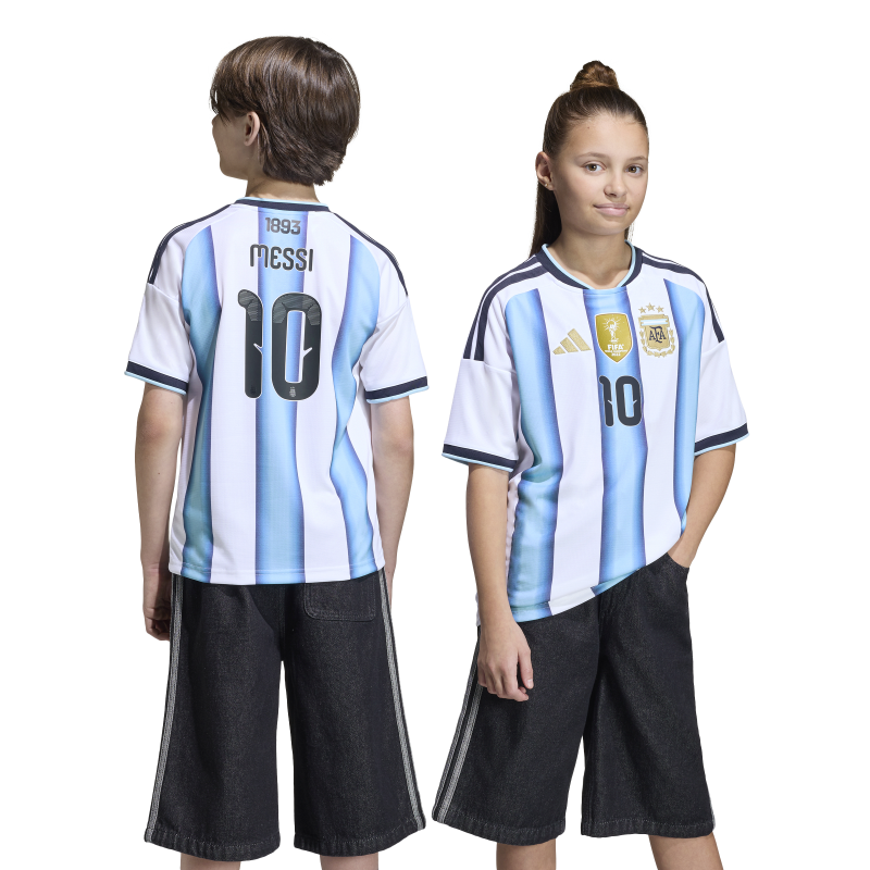 ADIDAS ARGENTINA 26 HOME MESSI JERSEY JR FOOTBALL | KA8115