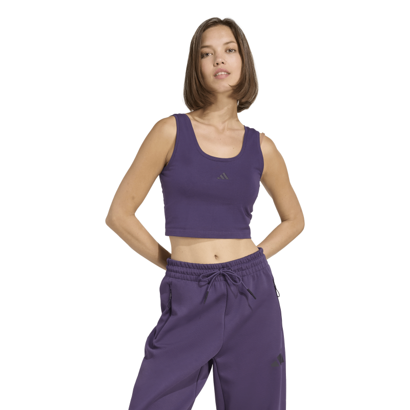 ADIDAS ESSENTIALS SMALL LOGO COTTON LIFESTYLE TANK TOP SPORTSTYLE | KB7127