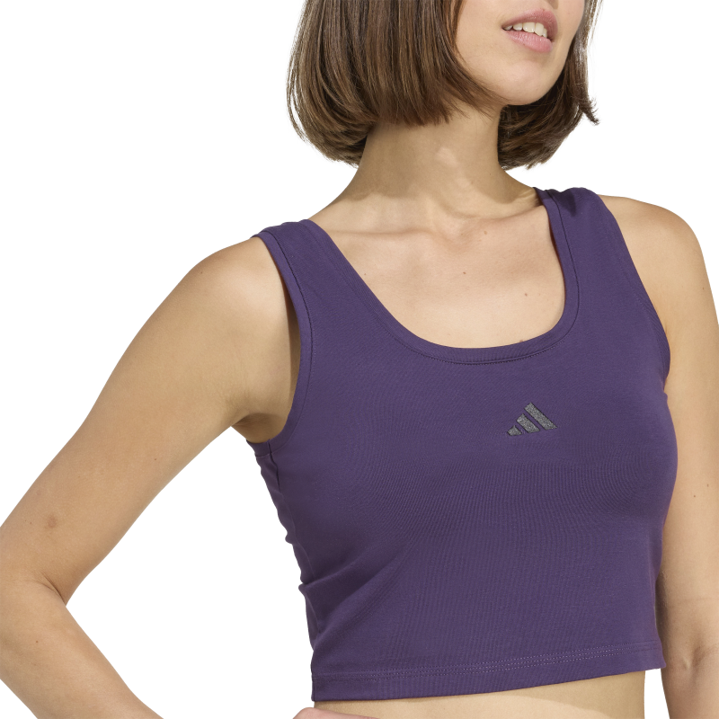 ADIDAS ESSENTIALS SMALL LOGO COTTON LIFESTYLE TANK TOP SPORTSTYLE | KB7127